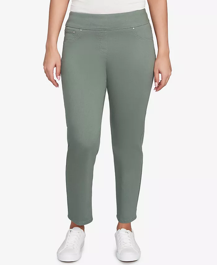 Миниатюрные мягкие джинсовые брюки с искусственными карманами Ruby Rd., зеленый
Миниатюрные мягкие джинсовые брюки с искусственными карманами Ruby Rd., зеленый