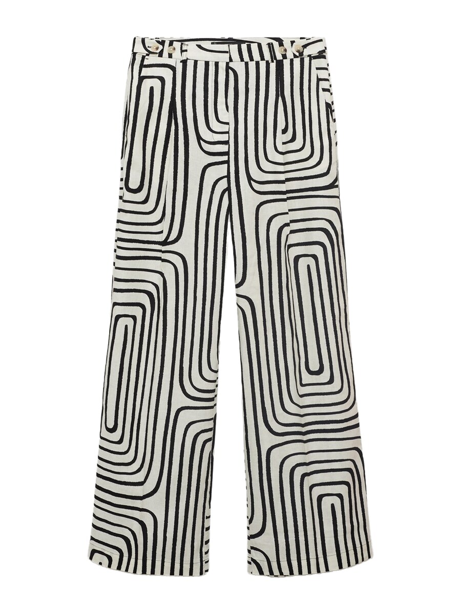 Широкие брюки со складками спереди MANGO DOTY, экрю
Широкие брюки со складками спереди MANGO DOTY, экрю