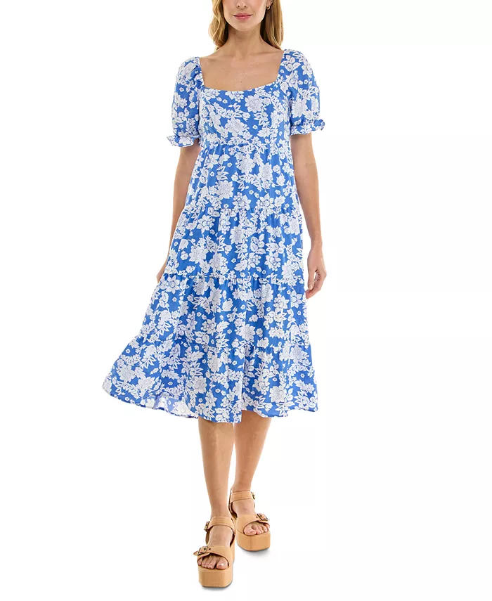 Платье для юниоров с цветочным принтом, бантом на спине и рукавами-фонариками Crystal Doll, синий
Платье для юниоров с цветочным принтом, бантом на спине и рукавами-фонариками Crystal Doll, синий