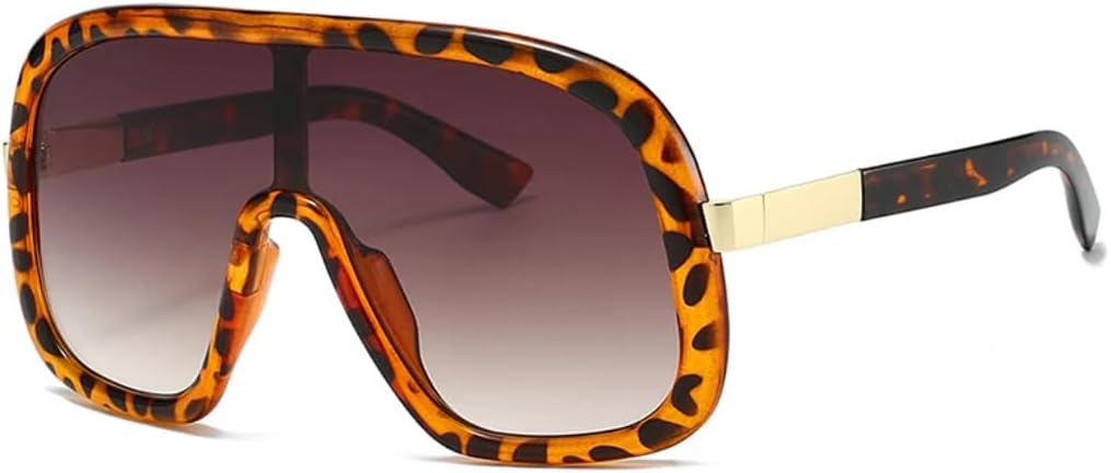 Большие цельные женские солнцезащитные очки класса люкс в стиле ретро с градиентными линзами, защита от УФ-излучения UV400, мужские солнцезащитные очки в стиле панк generic, Leopard Tea Gradient
Большие цельные женские солнцезащитные очки класса люкс в стиле ретро с градиентными линзами, защита от УФ-излучения UV400, мужские солнцезащитные очки в стиле панк generic, Leopard Tea Gradient