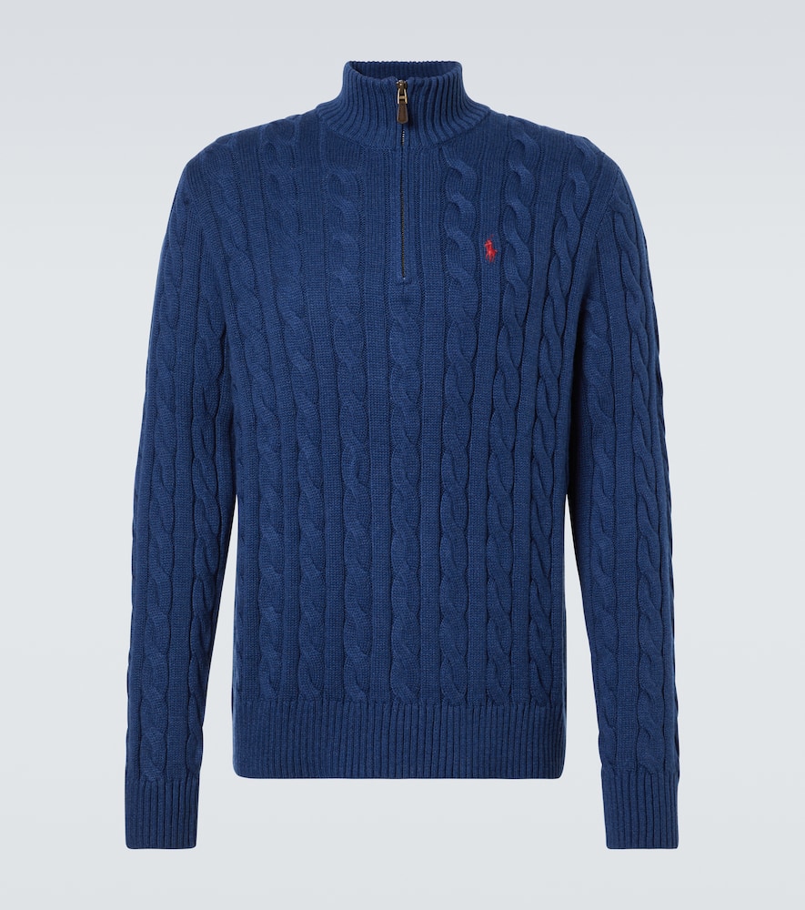 Вязаный хлопковый свитер кабельной вязки Polo Ralph Lauren, Rustic Navy Heather
Вязаный хлопковый свитер кабельной вязки Polo Ralph Lauren, Rustic Navy Heather