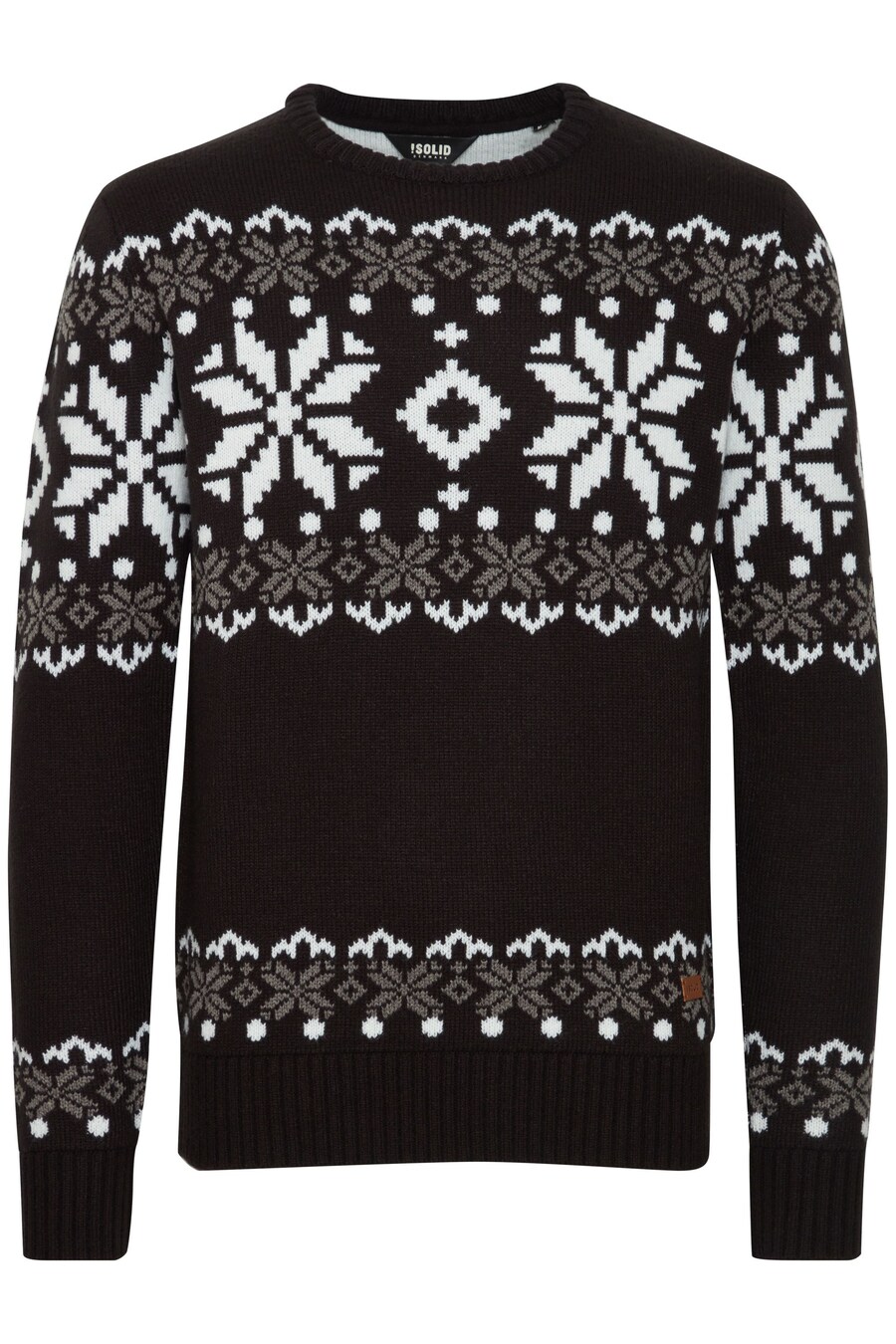 Свитер !Solid Norwig, черный 
Свитер !Solid Norwig, черный