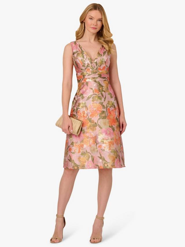 Жаккардовое платье в цветочек Adrianna Papell, цвет Yellow/Orange/Multi
Жаккардовое платье в цветочек Adrianna Papell, цвет Yellow/Orange/Multi