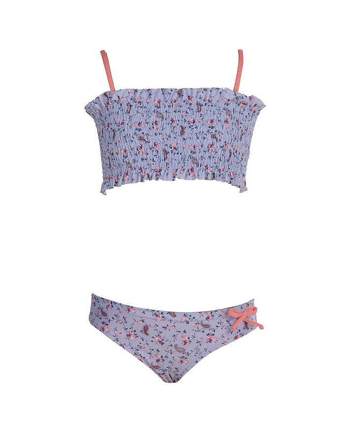 Детский купальный комплект лавандового цвета для девочек - малышки, подростки NESSI BYRD, серый 
Детский купальный комплект лавандового цвета для девочек - малышки, подростки NESSI BYRD, серый