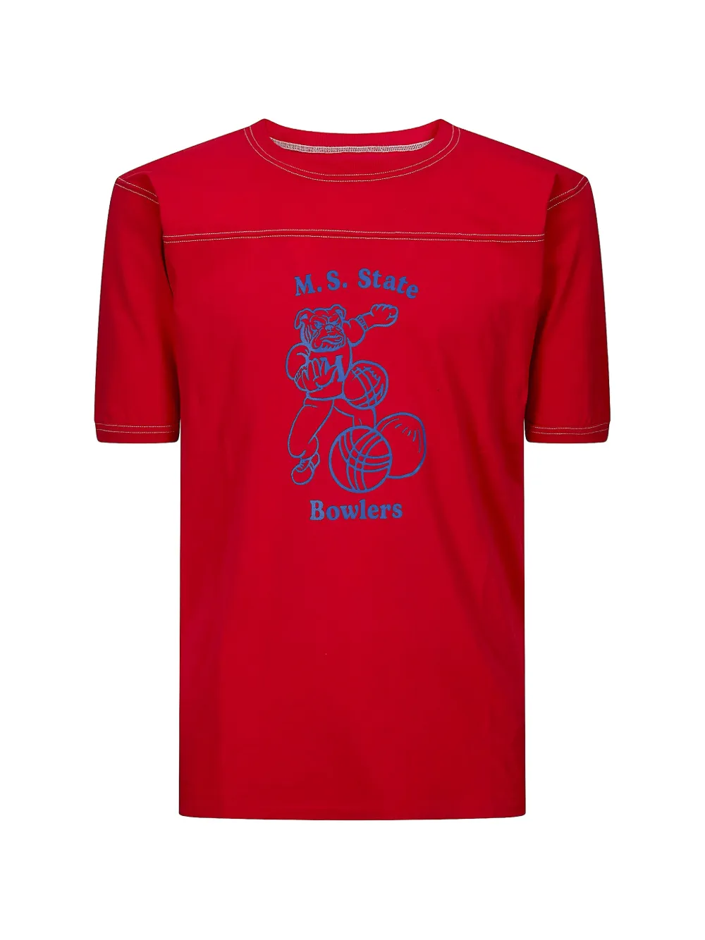 Футболка Margiela State с вышивкой Maison Margiela, красный
Футболка Margiela State с вышивкой Maison Margiela, красный