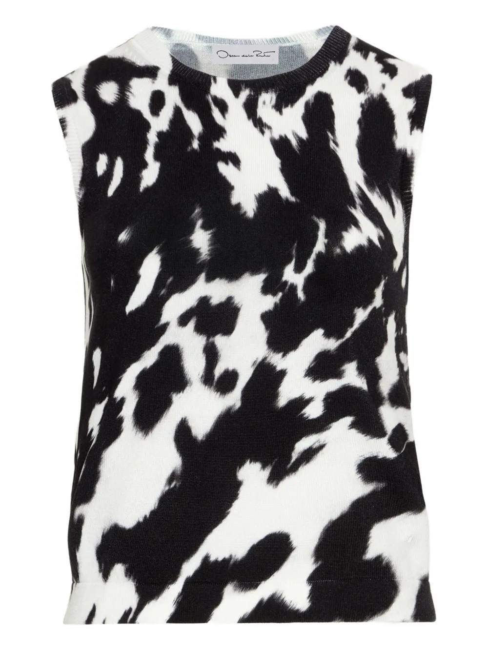 Трикотажный топ с принтом Oscar de la Renta, черный
Трикотажный топ с принтом Oscar de la Renta, черный