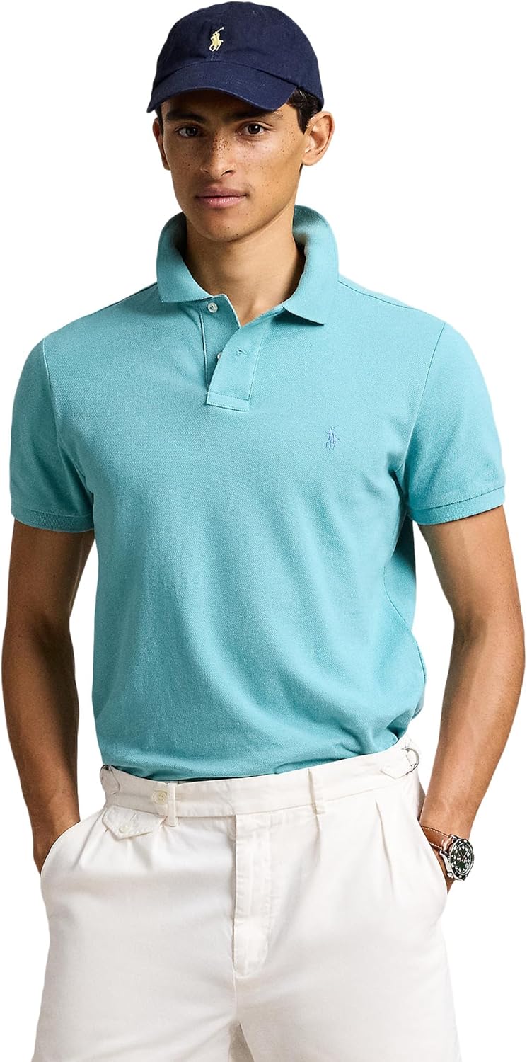 POLO RALPH LAUREN Мужская короткая футболка Solid Mesh - Classic, Deep Seafoam
POLO RALPH LAUREN Мужская короткая футболка Solid Mesh - Classic, Deep Seafoam