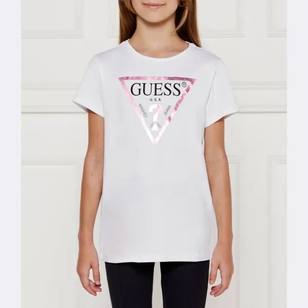 Футболка стандартного кроя Guess, белый
Футболка стандартного кроя Guess, белый