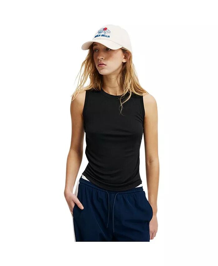 Женская мягкая майка со сборками по бокам COTTON ON, черный
Женская мягкая майка со сборками по бокам COTTON ON, черный