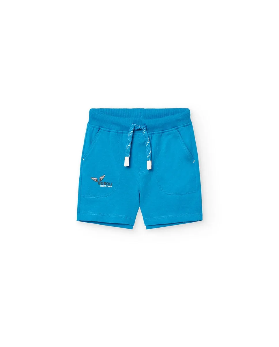 Детские бермуды из хлопка с декоративным карманом Boboli, синий/белый
Детские бермуды из хлопка с декоративным карманом Boboli, синий/белый