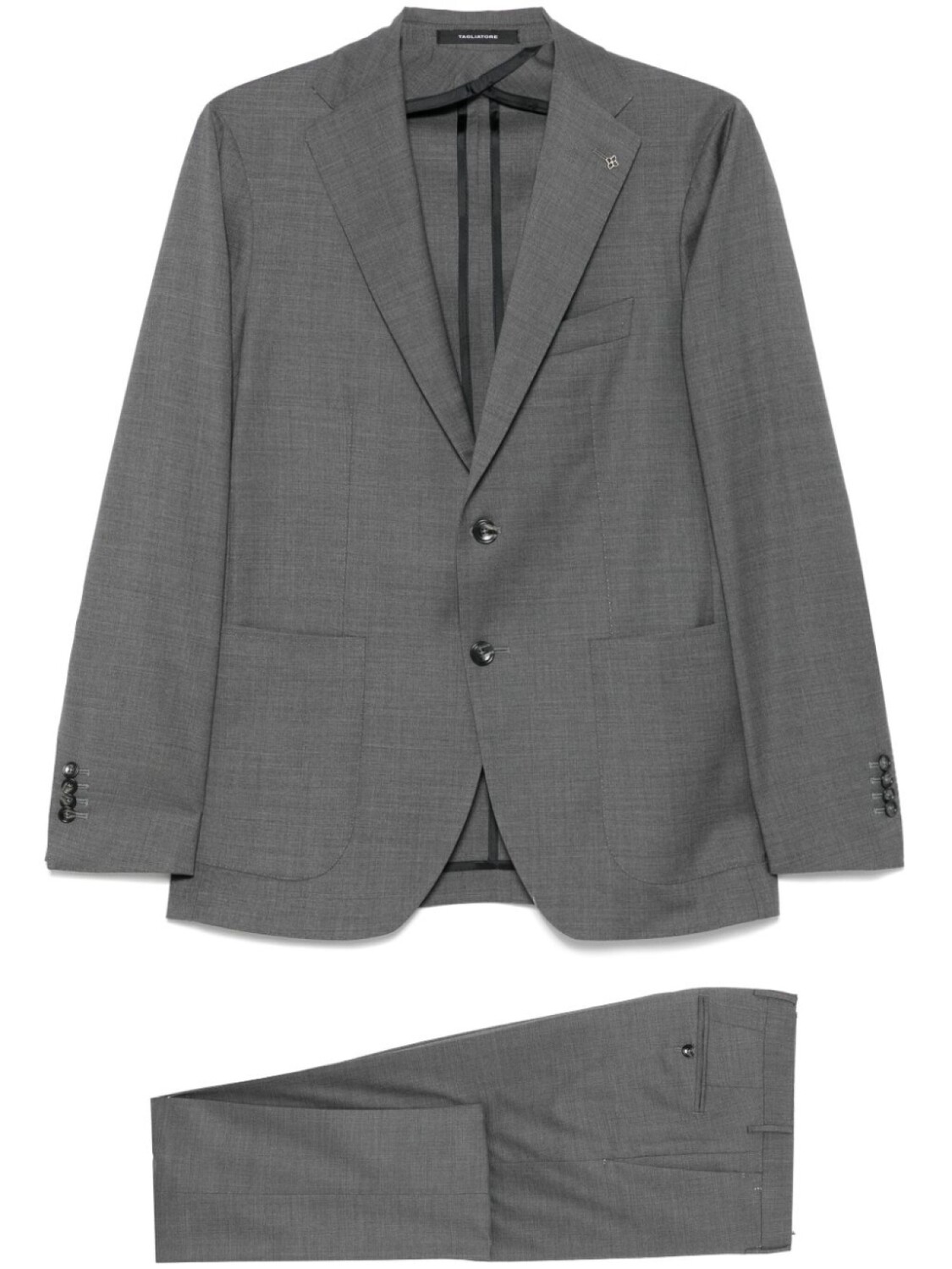 Tagliatore костюм с однобортным пиджаком, серый
Tagliatore костюм с однобортным пиджаком, серый