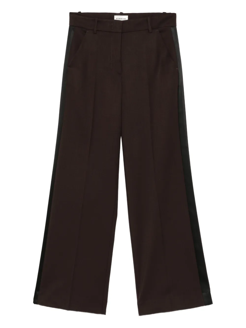 Брюки с полосками по бокам P.A.R.O.S.H., коричневый
Брюки с полосками по бокам P.A.R.O.S.H., коричневый