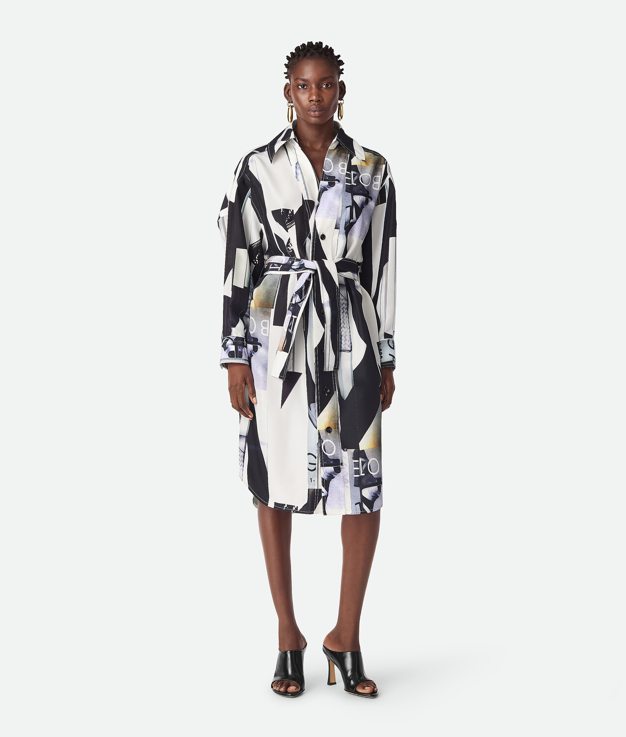 Silk printed dress BOTTEGA VENETA, черный/мел
Silk printed dress BOTTEGA VENETA, черный/мел