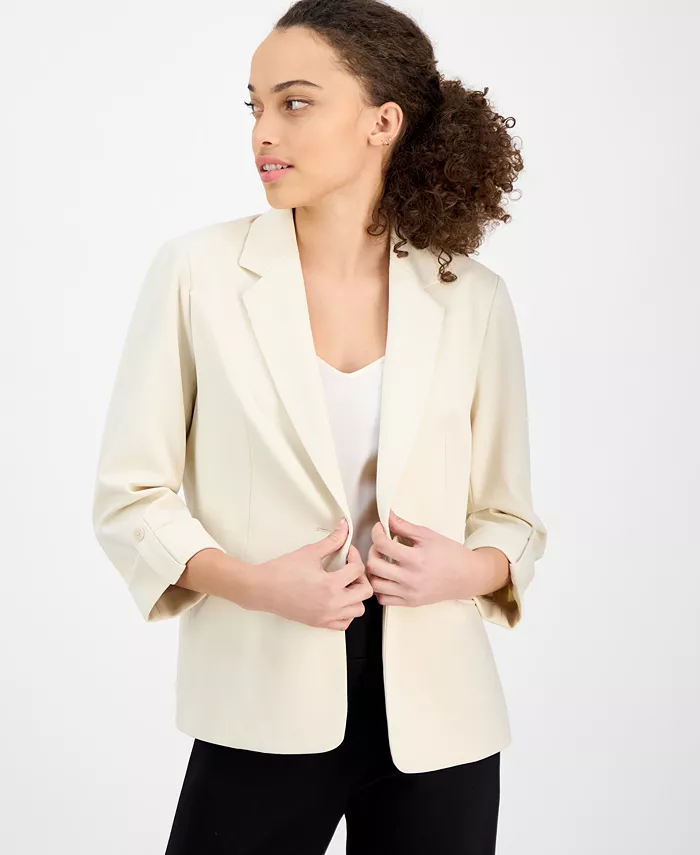 Пиджак из крепа с одной пуговицей Petite Cool AK Anne Klein, коричневый/бежевый
Пиджак из крепа с одной пуговицей Petite Cool AK Anne Klein, коричневый/бежевый