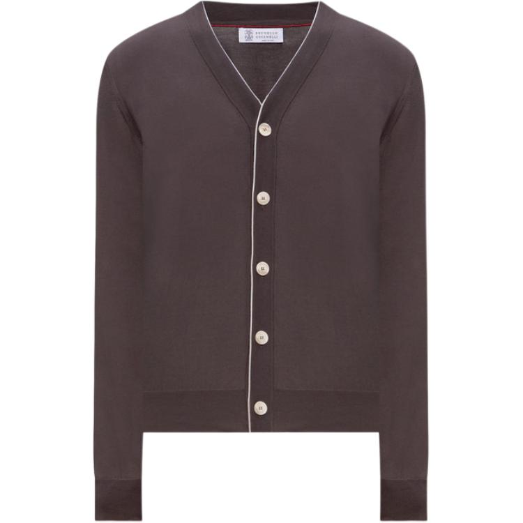 Brunello Cucinelli Трикотажный свитер мужской коричневый
Brunello Cucinelli Трикотажный свитер мужской коричневый