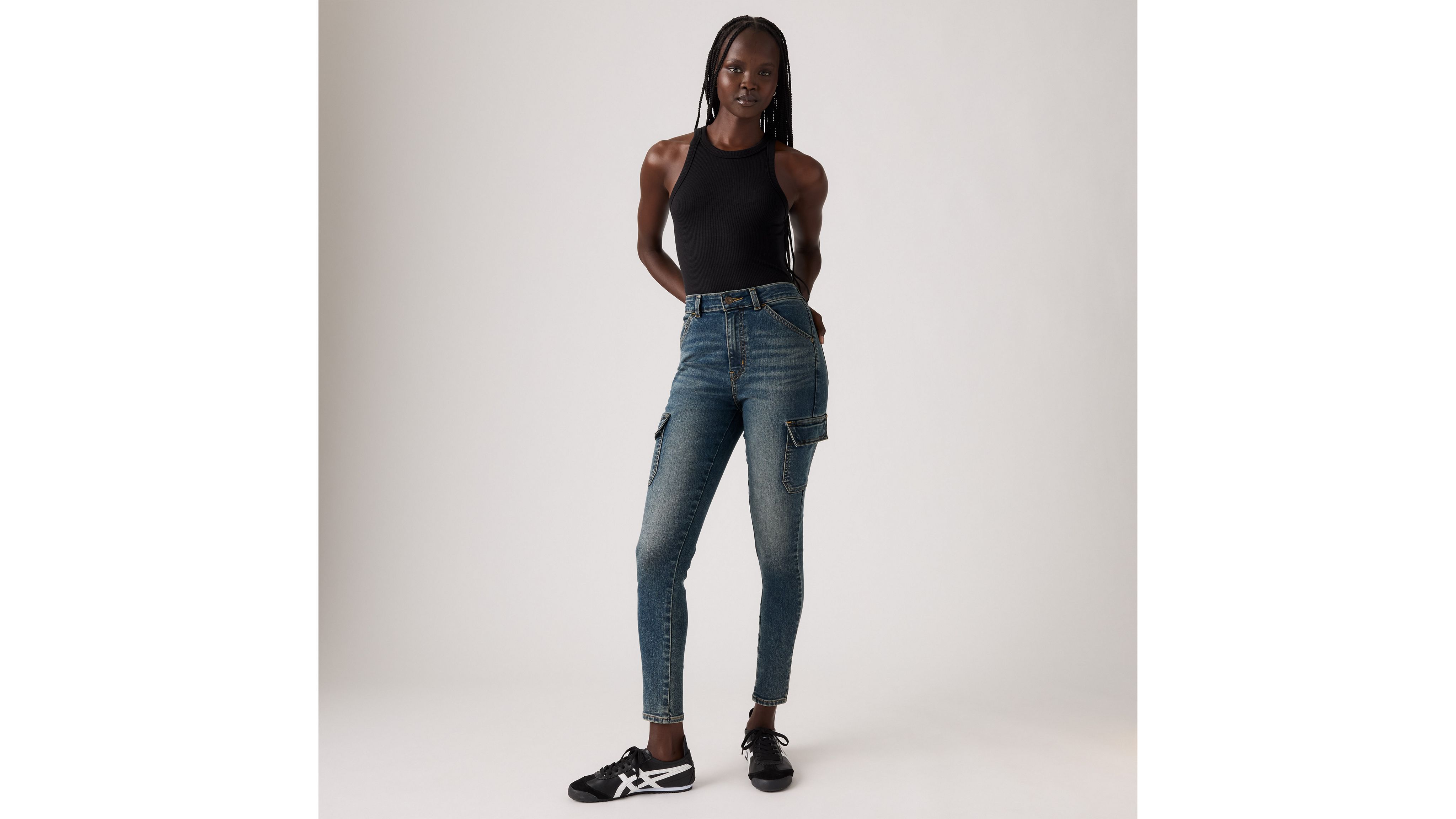 721 Узкие женские брюки-карго с высокой талией Levi's, Around The Bend - Dark Wash
721 Узкие женские брюки-карго с высокой талией Levi's, Around The Bend - Dark Wash