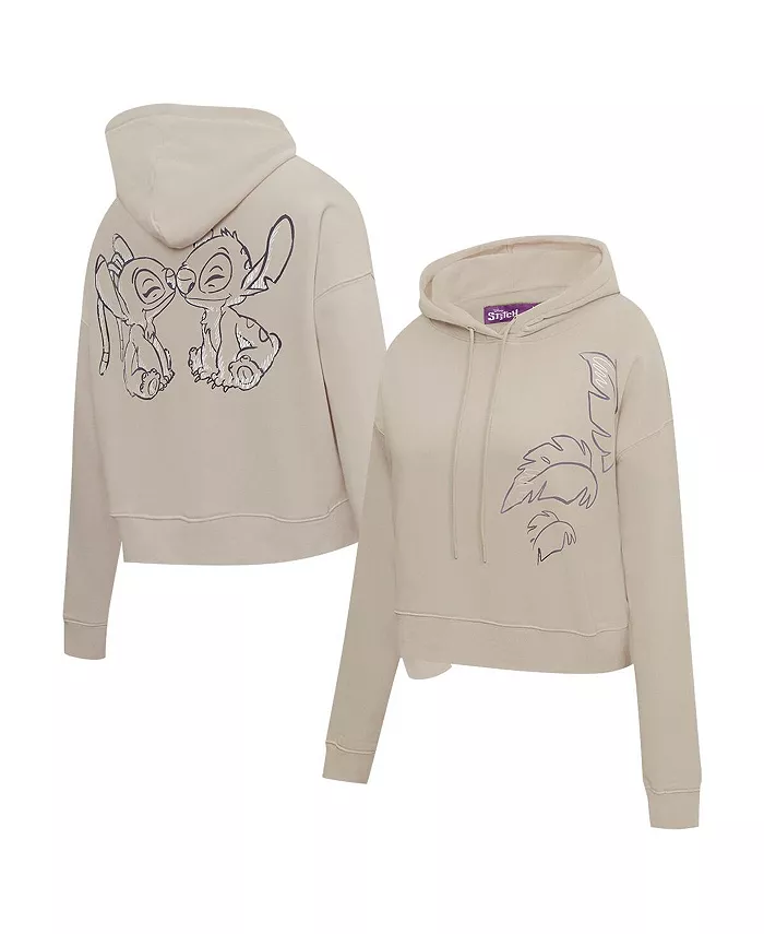 Женский светло-коричневый укороченный пуловер с капюшоном «Лило и Стич» с поцелуем носов Freeze Max
Женский светло-коричневый укороченный пуловер с капюшоном «Лило и Стич» с поцелуем носов Freeze Max