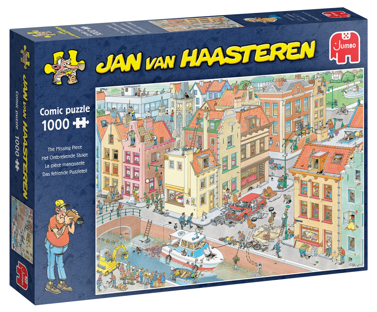 Пазл Jumbo, Jan Van Haasteren, Недостающая деталь, 1000 шт.
Пазл Jumbo, Jan Van Haasteren, Недостающая деталь, 1000 шт.