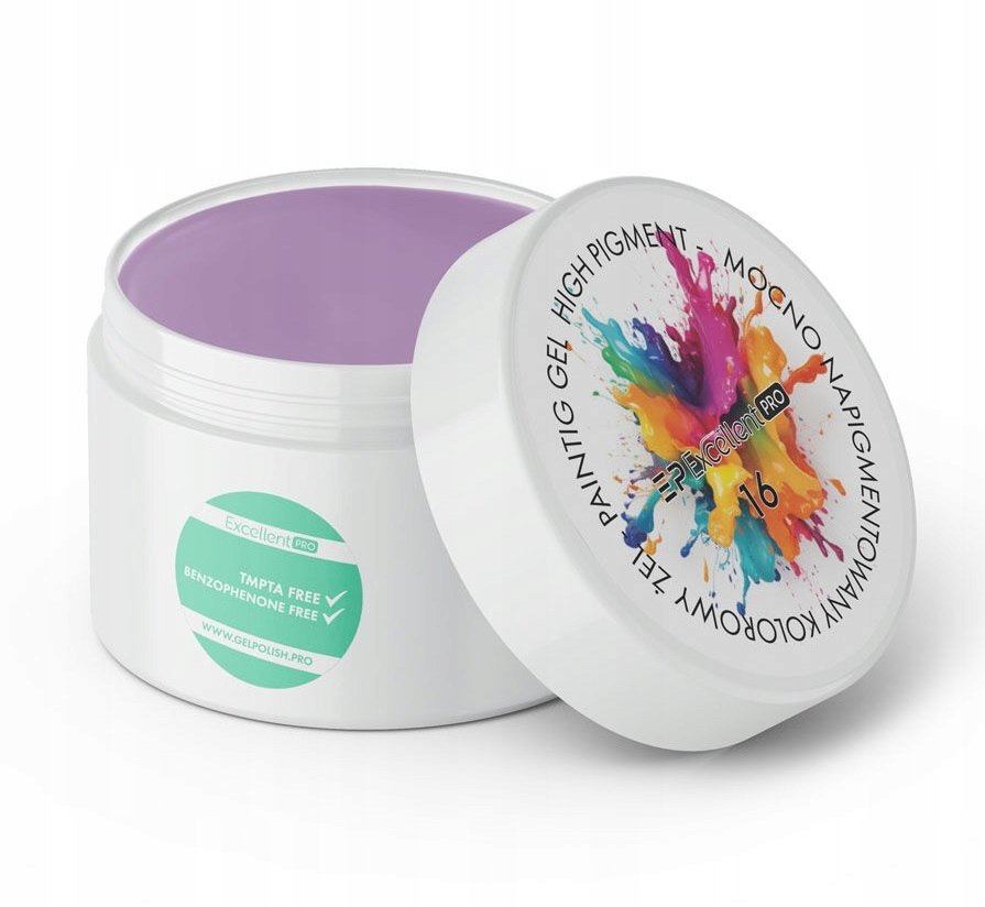 Excellent Painting Gel Высокопигментированный декоративный гель 16 Лаванда 5 мл
Excellent Painting Gel Высокопигментированный декоративный гель 16 Лаванда 5 мл