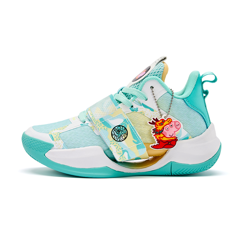 Баскетбольные кроссовки для детей и подростков с противоскользящей амортизацией и износостойкостью, средней высоты Peppa Pig, зеленый
Баскетбольные кроссовки для детей и подростков с противоскользящей амортизацией и износостойкостью, средней высоты Peppa Pig, зеленый
