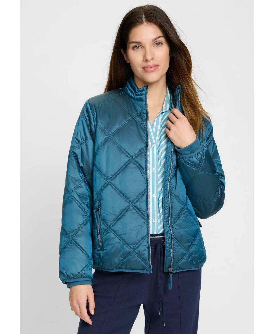 Стеганая куртка с ромбовидным узором Olsen, Midnight teal
Стеганая куртка с ромбовидным узором Olsen, Midnight teal