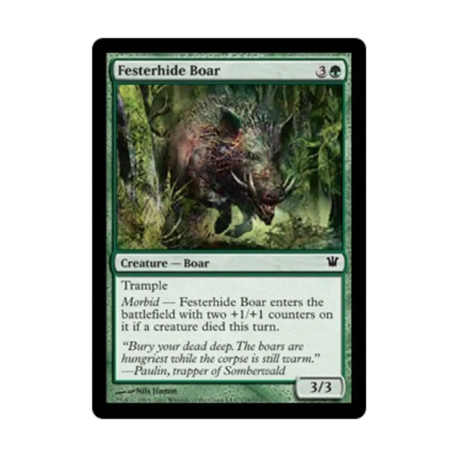 CCG Гнойный кабан (клавиша C), MTG - Innistrad
CCG Гнойный кабан (клавиша C), MTG - Innistrad