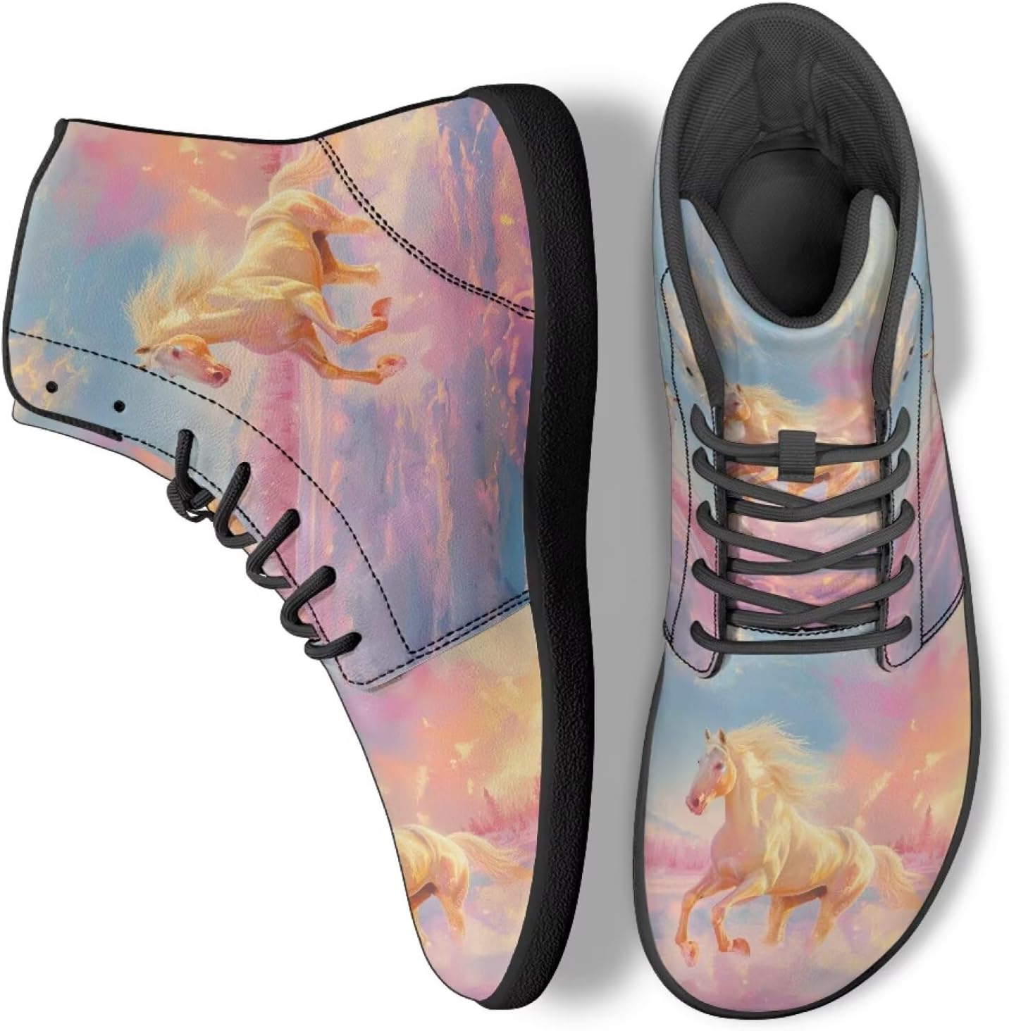 Унисекс, женские и мужские прогулочные туфли из искусственной кожи, рабочая обувь, офисная деловая обувь, спортивные кроссовки для бега Ecaestolph, Horse Sunset Art Pattern
Унисекс, женские и мужские прогулочные туфли из искусственной кожи, рабочая обувь, офисная деловая обувь, спортивные кроссовки для бега Ecaestolph, Horse Sunset Art Pattern