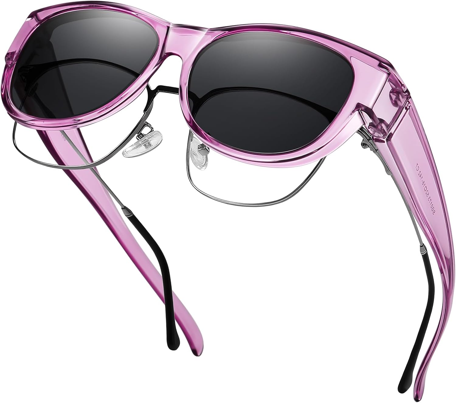 Солнцезащитные очки GEGURI Fit Over Glasses с поляризацией, для женщин и мужчин, стильный дизайн «кошачий глаз», 100% защита от УФ-излучения, Transparent Purple Frame Grey Lens
Солнцезащитные очки GEGURI Fit Over Glasses с поляризацией, для женщин и мужчин, стильный дизайн «кошачий глаз», 100% защита от УФ-излучения, Transparent Purple Frame Grey Lens