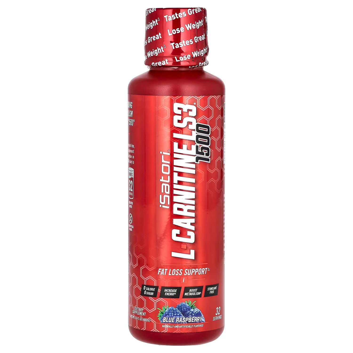 Isatori L-Carnitine LS3 1500 Голубая малина 16 жидких унций (480 мл)
Isatori L-Carnitine LS3 1500 Голубая малина 16 жидких унций (480 мл)