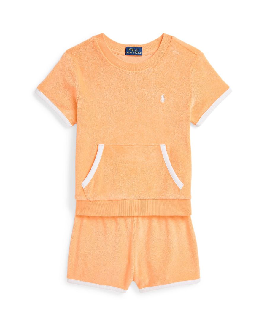 Комплект из толстовки и шорт из махровой ткани для малышей и мальчиков Polo Ralph Lauren, Soft creamsicle
Комплект из толстовки и шорт из махровой ткани для малышей и мальчиков Polo Ralph Lauren, Soft creamsicle