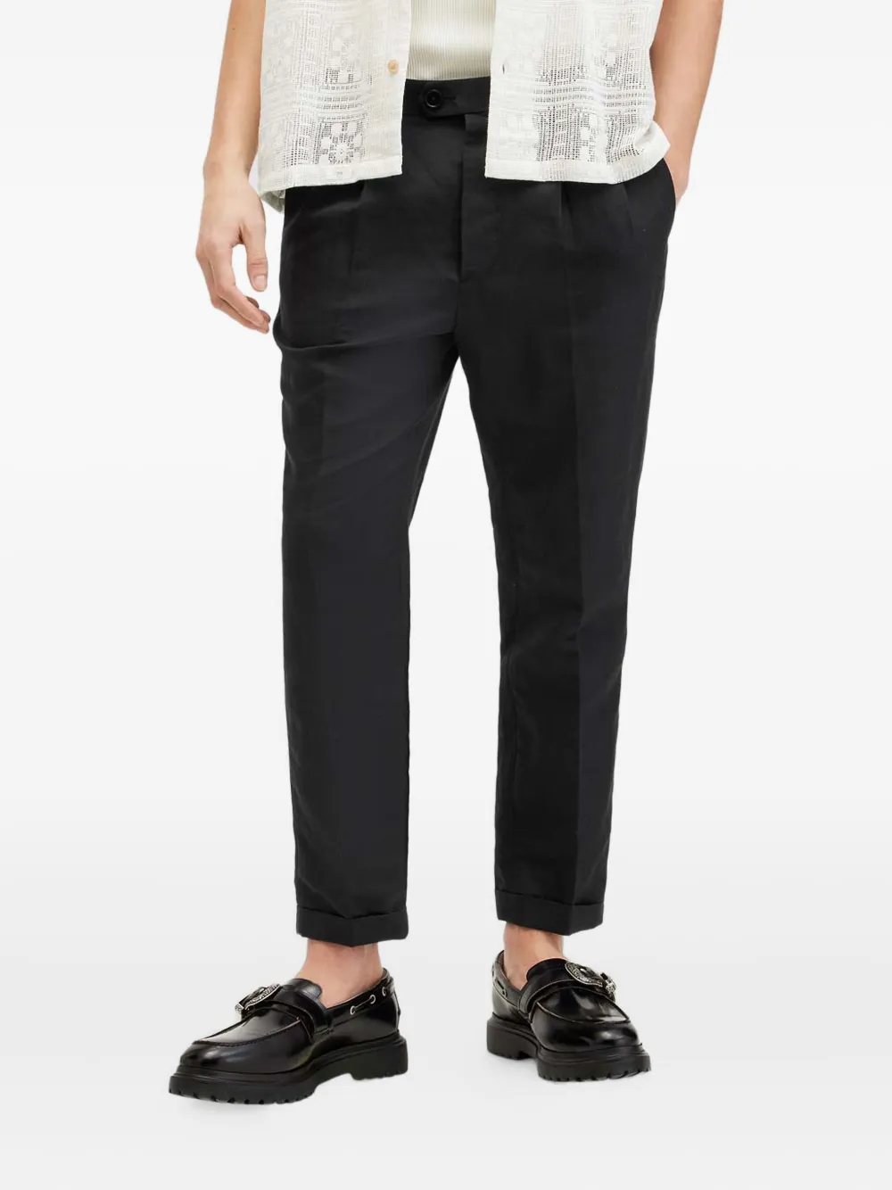 Брюки Tallis со складками AllSaints, черный
Брюки Tallis со складками AllSaints, черный