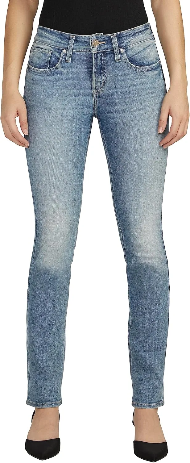 Silver Jeans Co. Женские джинсы Suki Mid Rise Curvy Fit Straight Leg
Silver Jeans Co. Женские джинсы Suki Mid Rise Curvy Fit Straight Leg