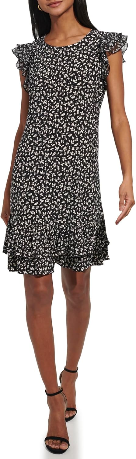 Женское платье-трапеция с оборками от Tommy Hilfiger, Black/Ivory
Женское платье-трапеция с оборками от Tommy Hilfiger, Black/Ivory