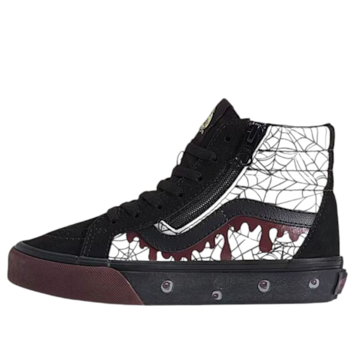 Кроссовки (PS) Vans Sk8-Hi Side Zip Halloween 'In the Shadows Black Port Red'
Кроссовки (PS) Vans Sk8-Hi Side Zip Halloween 'In the Shadows Black Port Red'