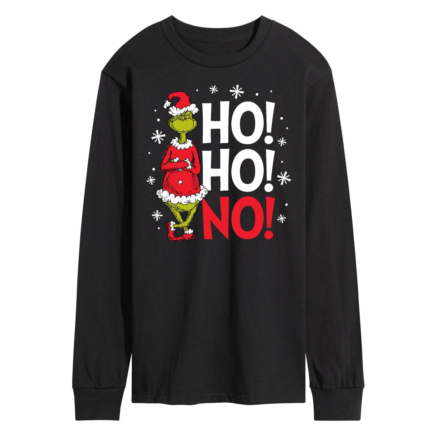Мужская футболка Dr. Seuss Grinch Ho Ho без длинных рукавов Licensed Character
Мужская футболка Dr. Seuss Grinch Ho Ho без длинных рукавов Licensed Character