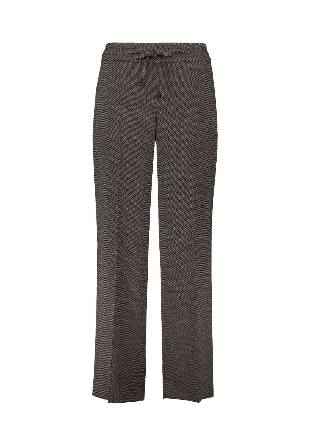 Костюмные брюки с завязывающимся поясом BETTY & CO, черно-темно-серый
Костюмные брюки с завязывающимся поясом BETTY & CO, черно-темно-серый