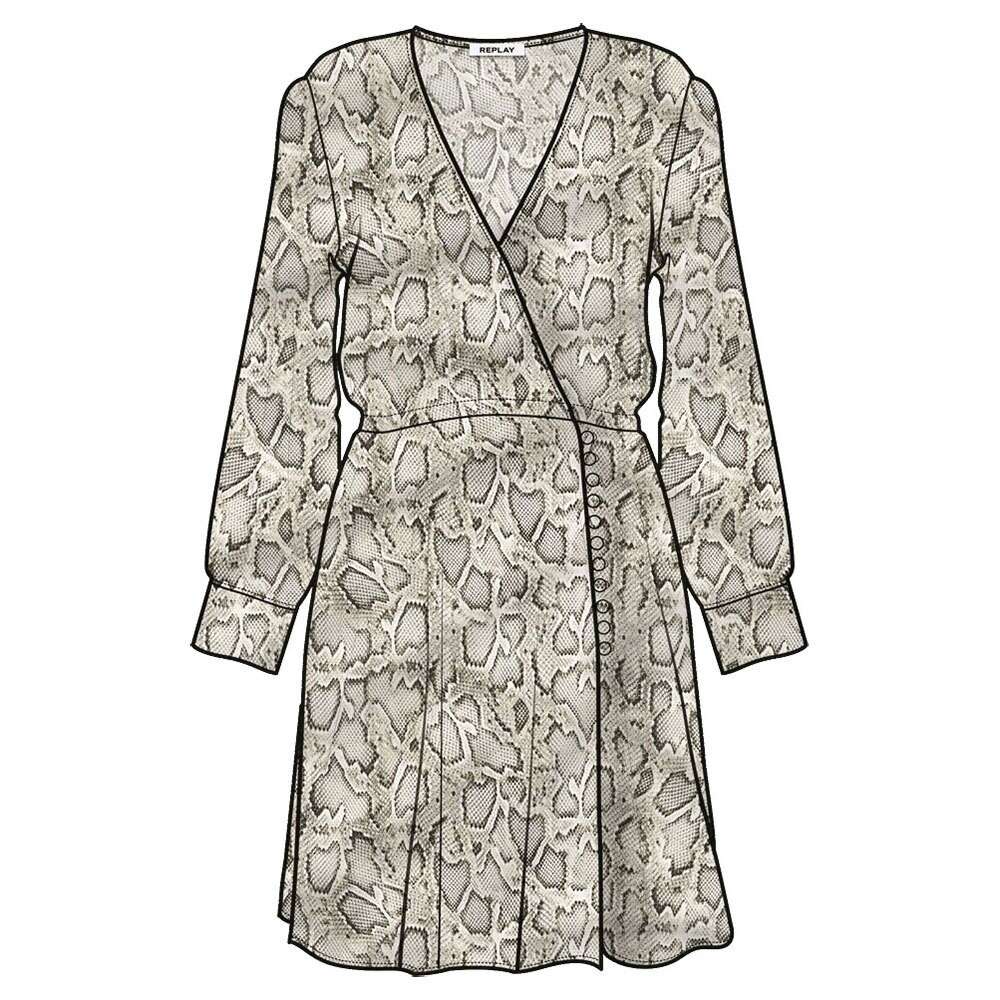 Короткое платье Replay W9563, коричневый
Короткое платье Replay W9563, коричневый