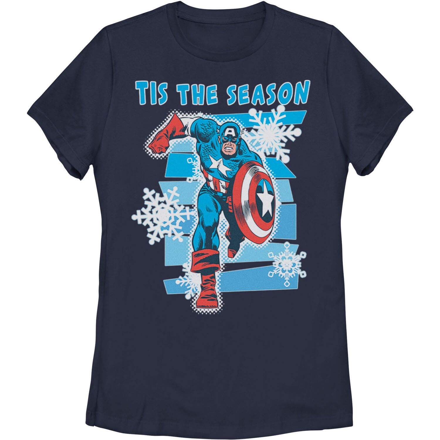 Рождественская футболка «Капитан Америка» для юниоров с надписью «Tis The Season» Licensed Character
Рождественская футболка «Капитан Америка» для юниоров с надписью «Tis The Season» Licensed Character