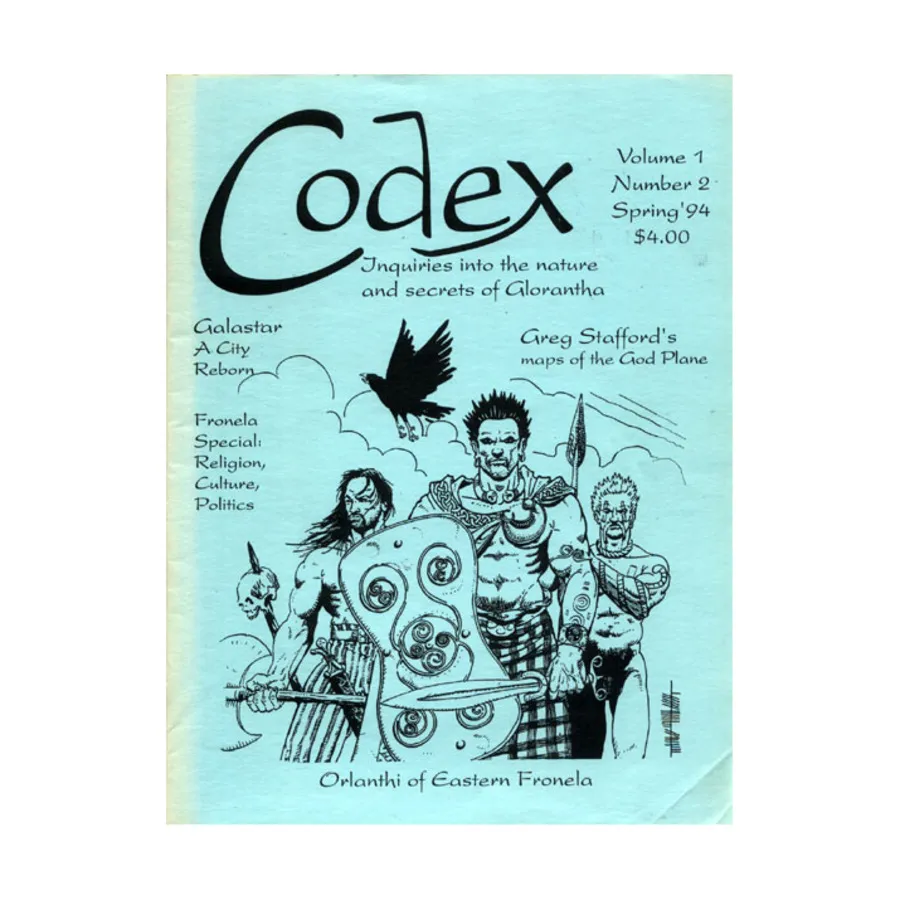 Журнал #2 "Galastar, Orlanthi of Eastern Fronela", Codex Magazine (RuneQuest)
Журнал #2 "Galastar, Orlanthi of Eastern Fronela", Codex Magazine (RuneQuest)
