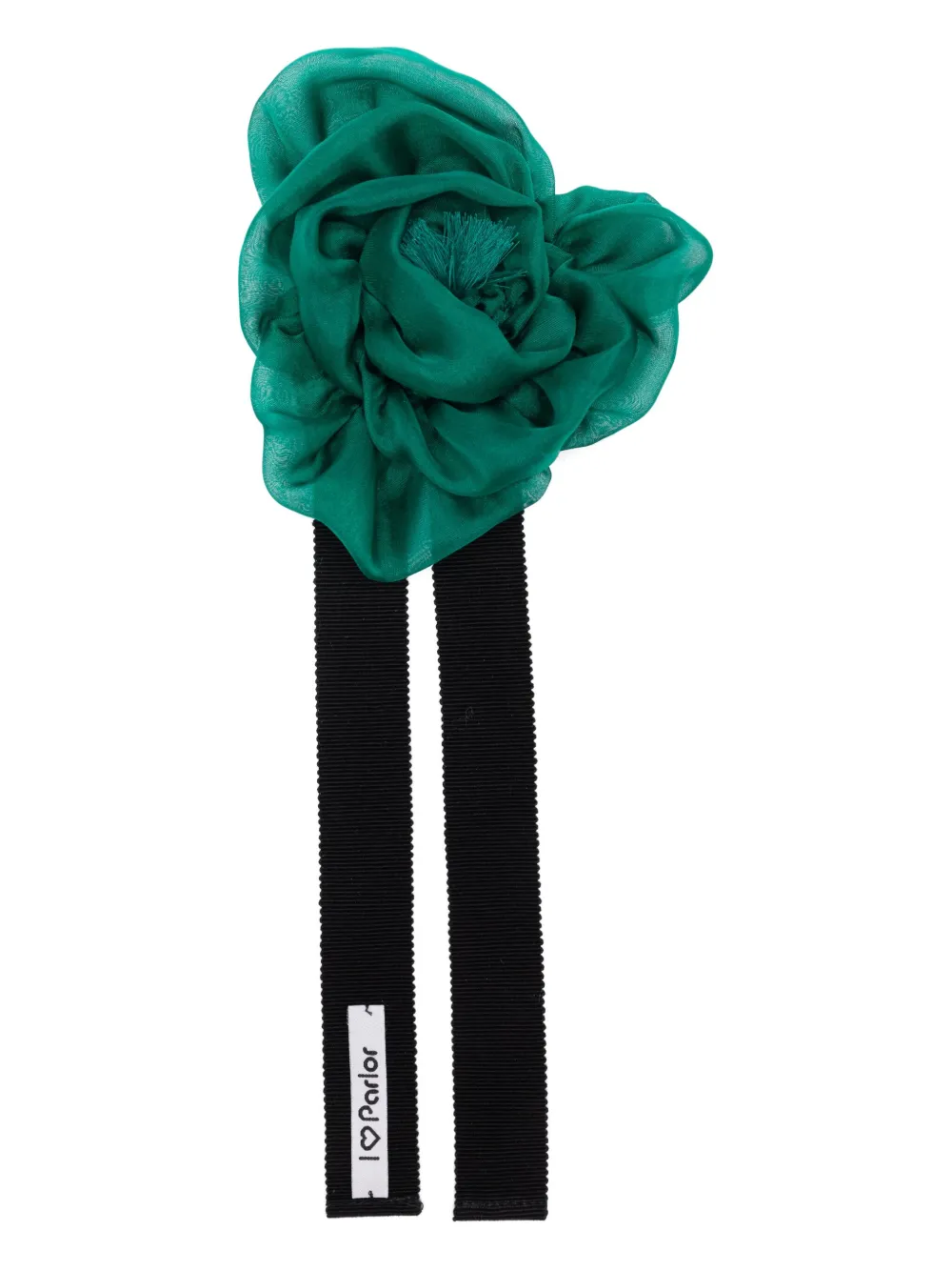 Ожерелье-чокер с кисточками в форме розы Parlor, зеленый