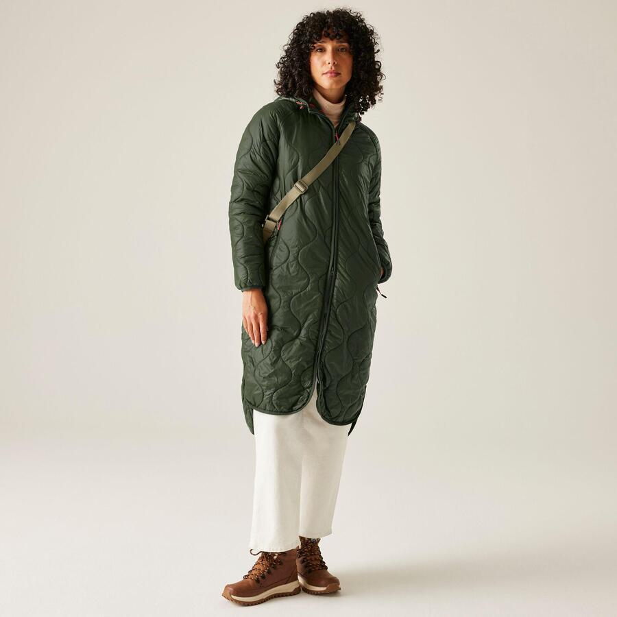 REGATTA Женская длинная утепленная стеганая куртка с капюшоном Triea
REGATTA Женская длинная утепленная стеганая куртка с капюшоном Triea