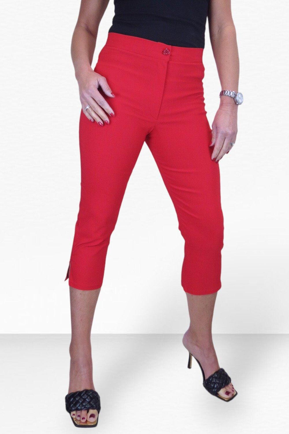 Узкие укороченные эластичные брюки Paulo Due, красный
Узкие укороченные эластичные брюки Paulo Due, красный