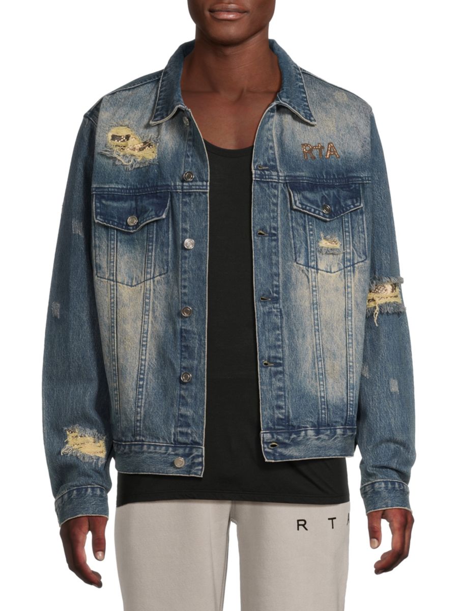 Джинсовая куртка с потертостями RTA, цвет Distressed Snake, Серый, Джинсовая куртка с потертостями RTA, цвет Distressed Snake
Джинсовая куртка с потертостями RTA, цвет Distressed Snake, Серый, Джинсовая куртка с потертостями RTA, цвет Distressed Snake