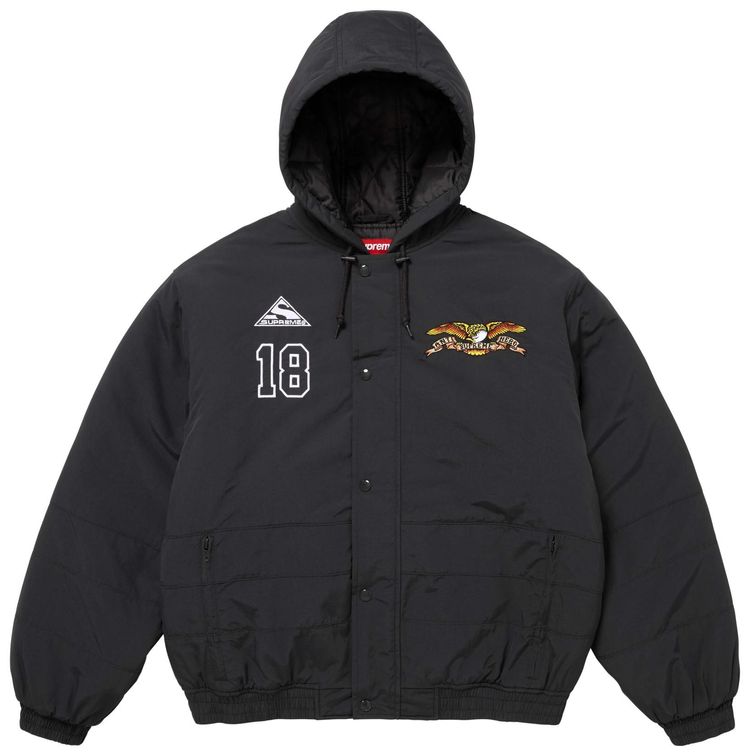 Куртка Supreme x Antihero Stadium Jacket, черный
Куртка Supreme x Antihero Stadium Jacket, черный