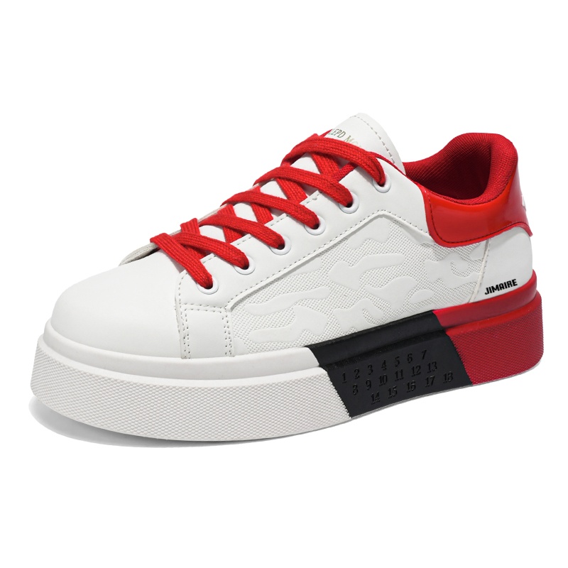 King Jinmai Скользостойкие амортизирующие износостойкие легкие дышащие лоу-топ скейтборд кроссовки мужские красные, цвет Red
King Jinmai Скользостойкие амортизирующие износостойкие легкие дышащие лоу-топ скейтборд кроссовки мужские красные, цвет Red