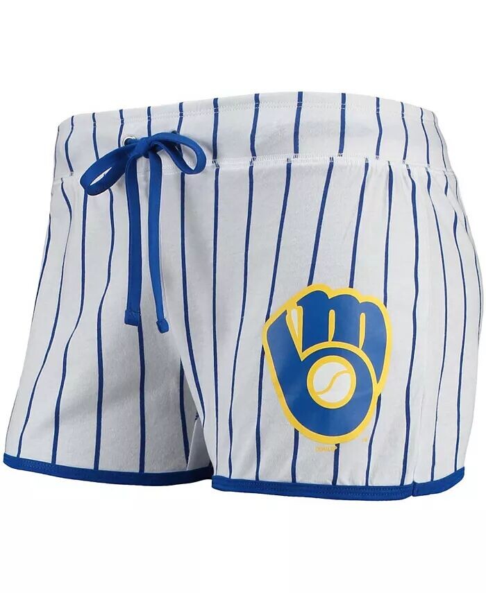 Женские шорты для сна белого цвета и цвета Royal Milwaukee Brewers Vigor Concepts Sport
Женские шорты для сна белого цвета и цвета Royal Milwaukee Brewers Vigor Concepts Sport