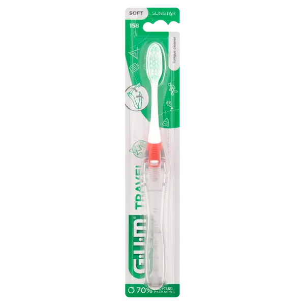 Дорожная зубная щетка, 1 шт. Gum
Дорожная зубная щетка, 1 шт. Gum