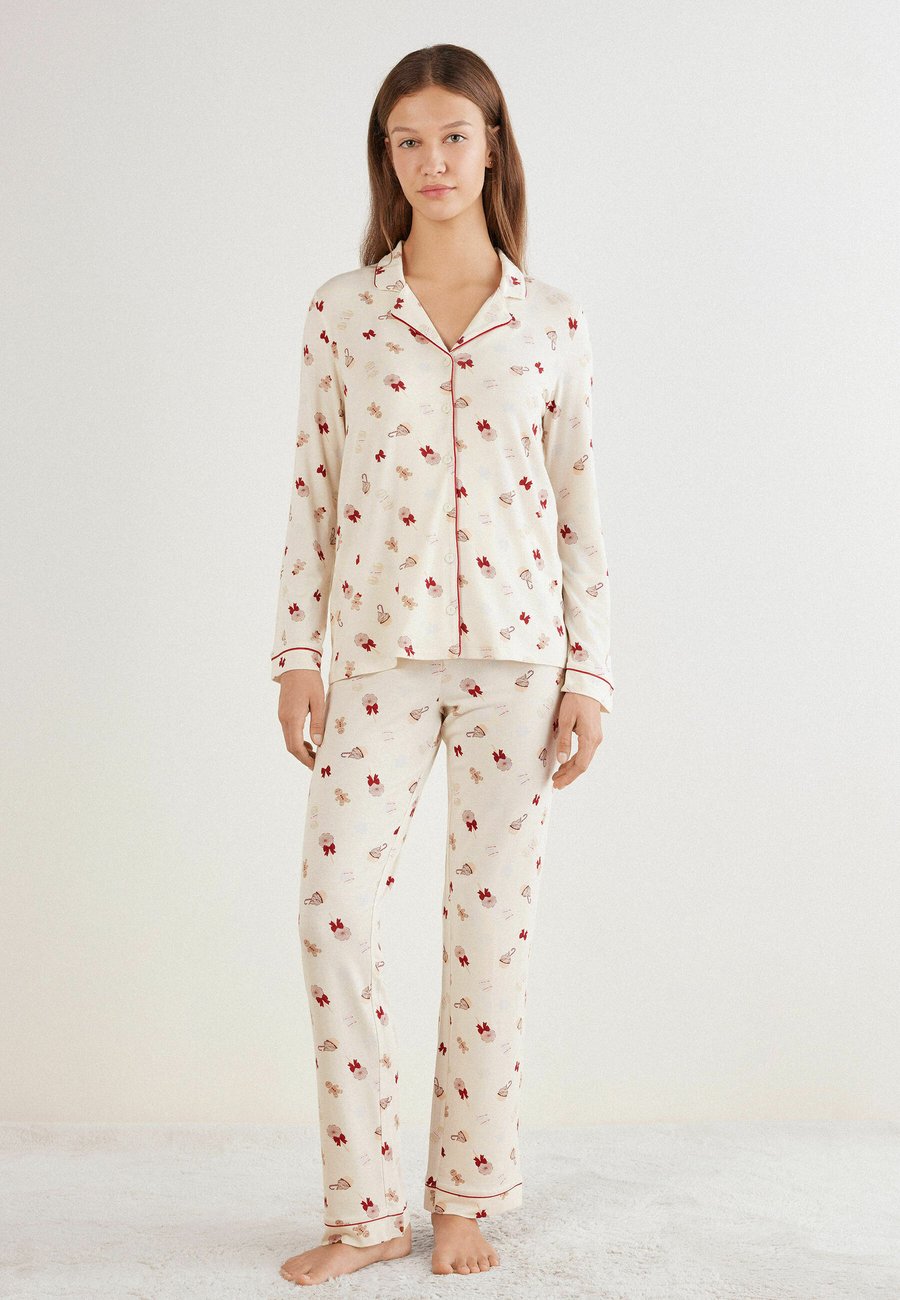Пижамный комплект Intimissimi SET, Ivory/Beige
Пижамный комплект Intimissimi SET, Ivory/Beige