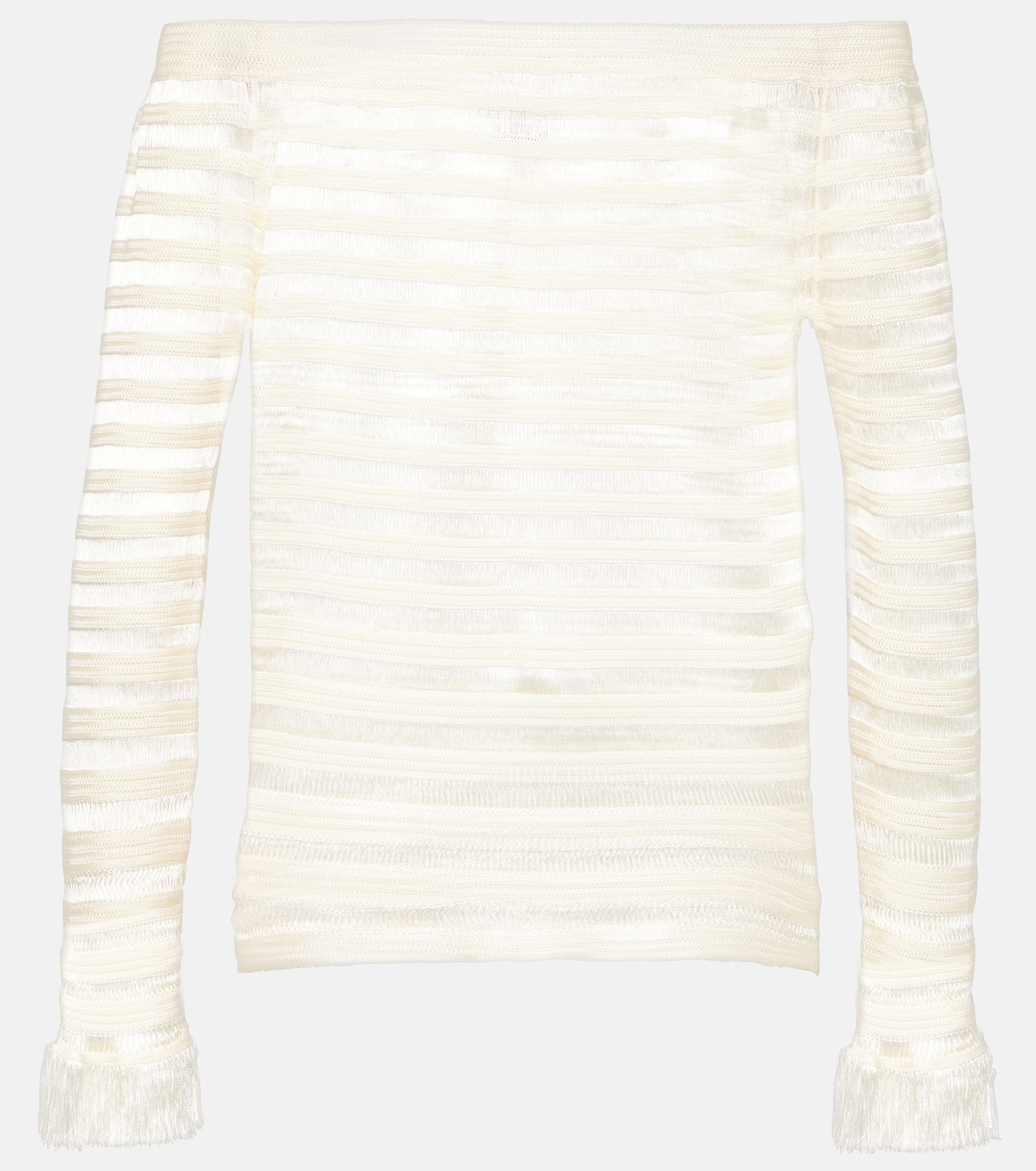 Топ с открытыми плечами Tom Ford, белый 
Топ с открытыми плечами Tom Ford, белый