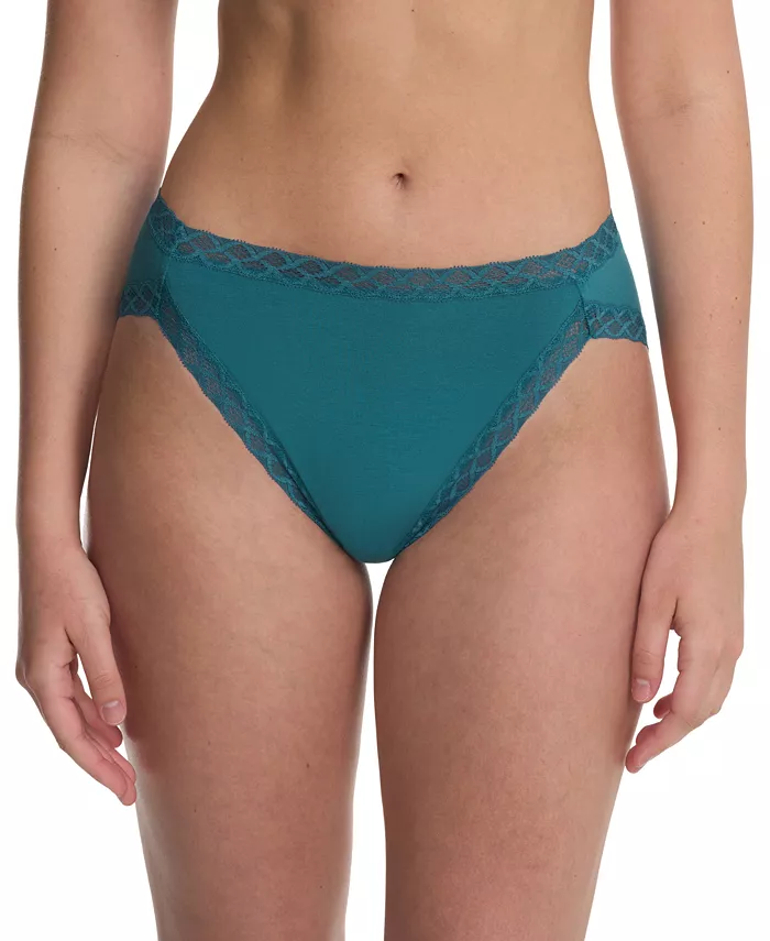 Трусики-слипы французского кроя из хлопка с кружевной отделкой Bliss 152058 Natori, зеленый
Трусики-слипы французского кроя из хлопка с кружевной отделкой Bliss 152058 Natori, зеленый